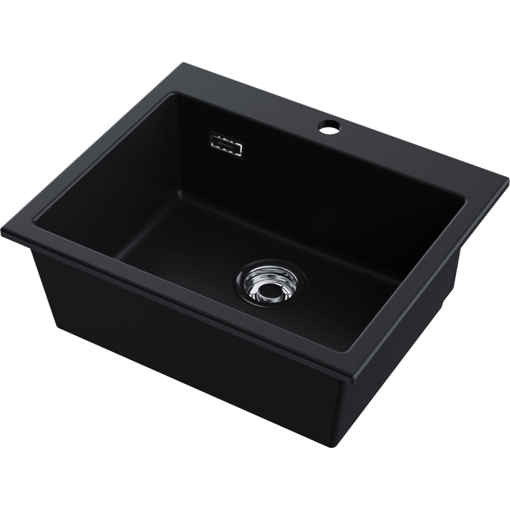 Мойка Omoikiri Omishima 60-BL Matt Natceramic/черный