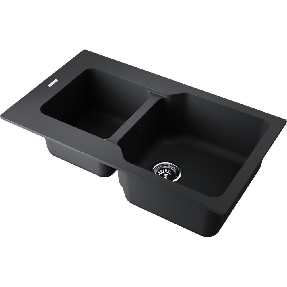 Omoikiri Maru 86-2-BL Tetogranit/черный