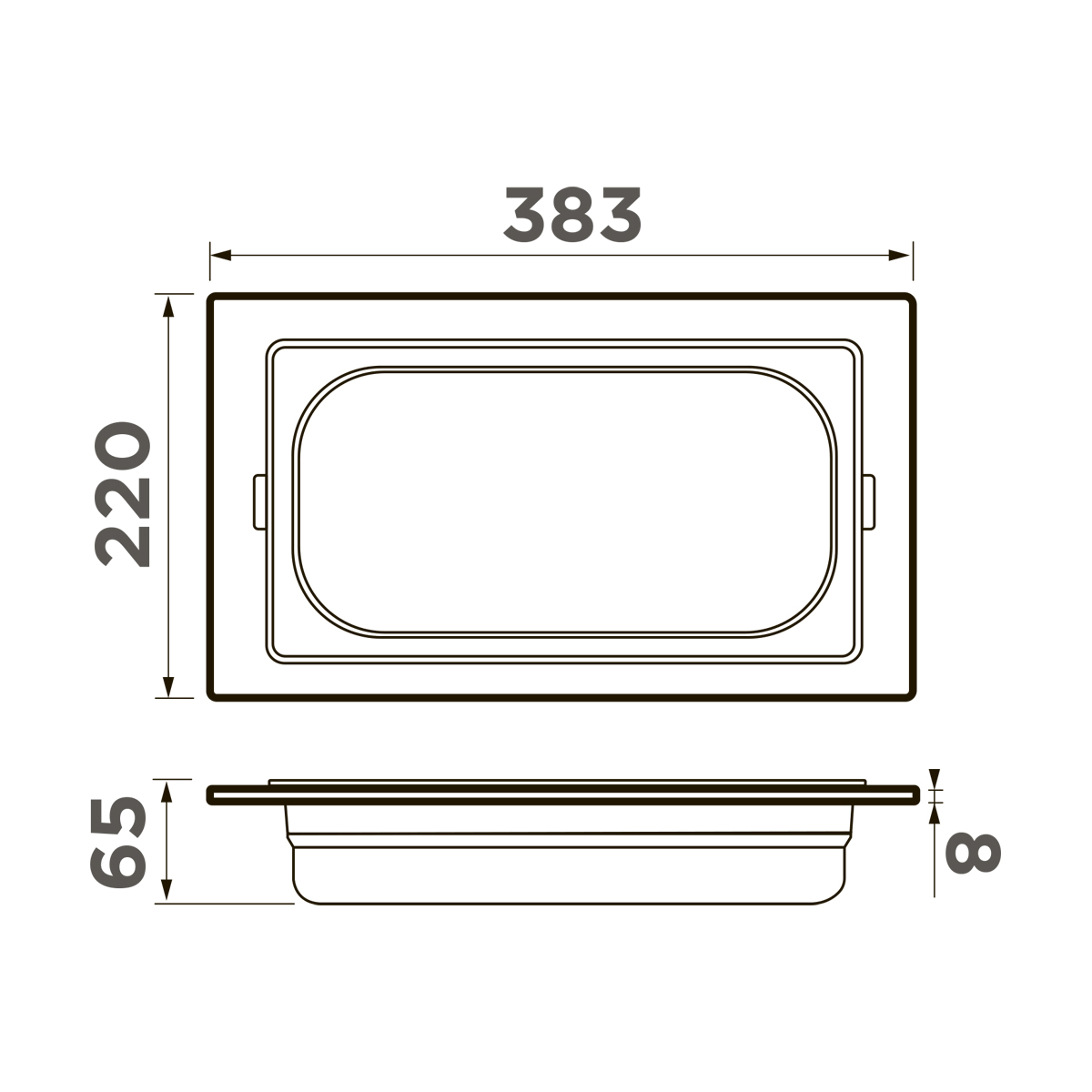 Схема Контейнер Omoikiri DC-05-1-GB