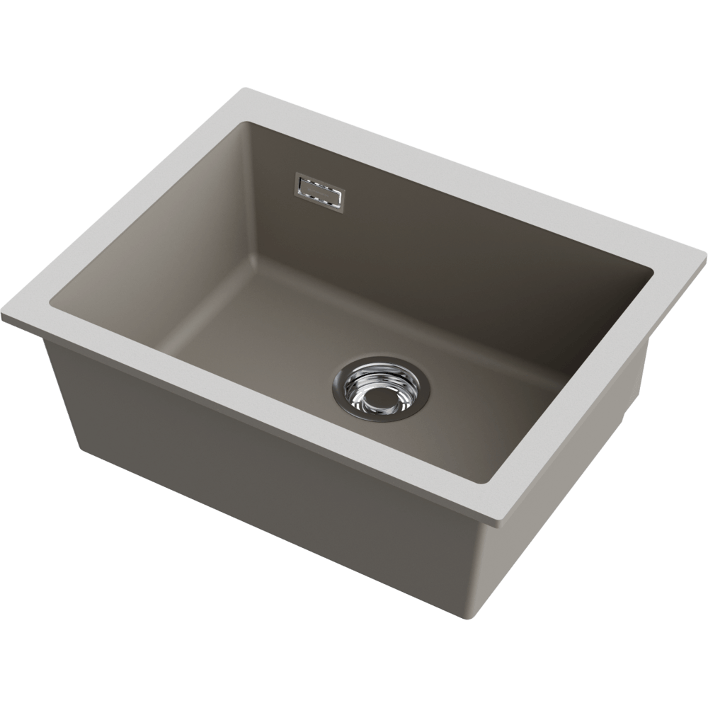 Мойка Omoikiri Omishima 60-U-DG Matt Natceramic, пыльно-серый (dust grey)