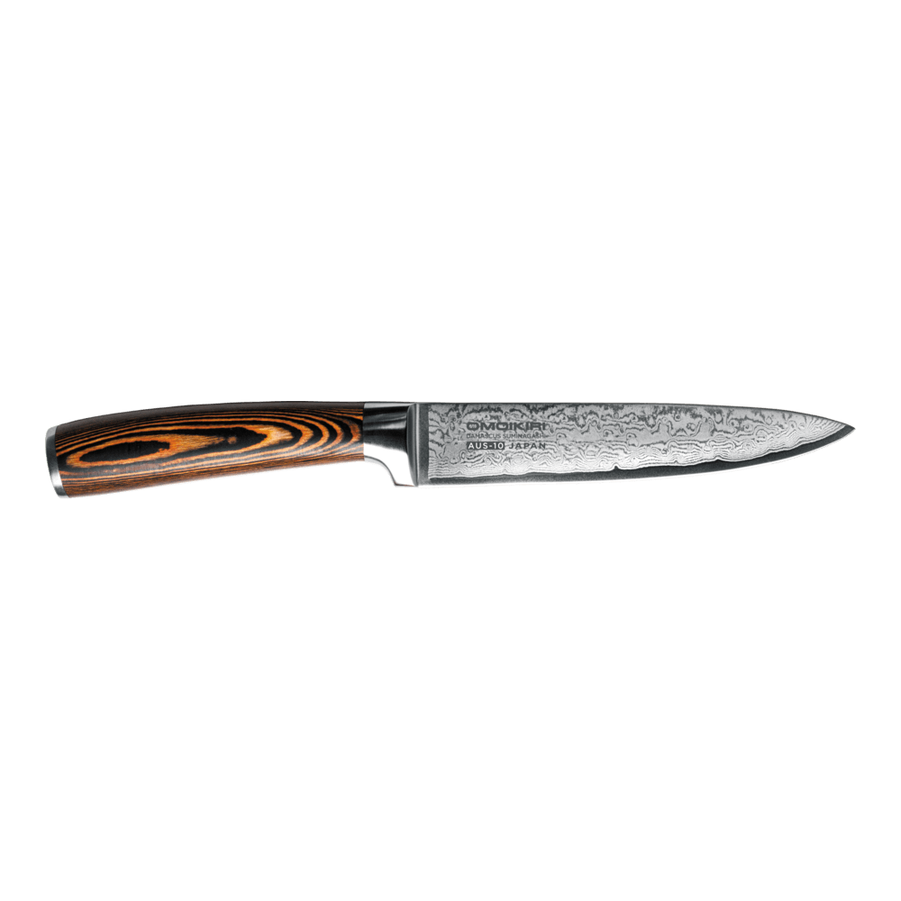 Нож универсальный Omoikiri Damascus Suminagashi