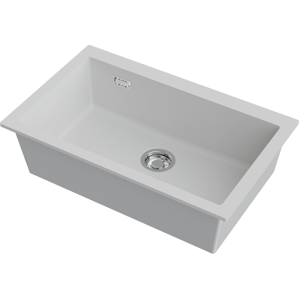 Мойка Omoikiri Omishima 76-U-WH Matt Natceramic, белый матовый