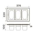 Схема Контейнер Omoikiri DC-04-3-GB