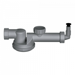 Компактный сифон с гидрозатвором Omoikiri S-01